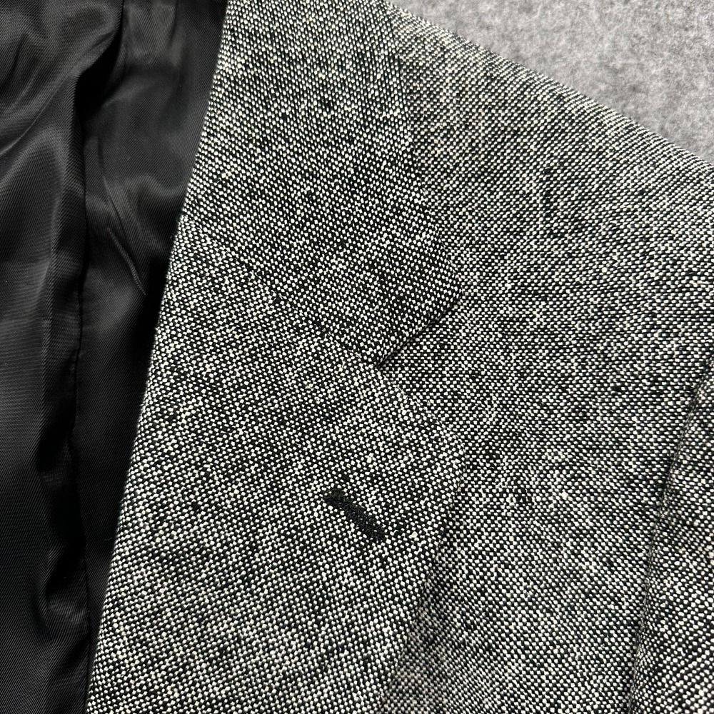 Vintage Roberto Vasalli 100% Silk Tweed Sport Coat Mens R42 Gray Yugoslavia - Picture 2 of 16